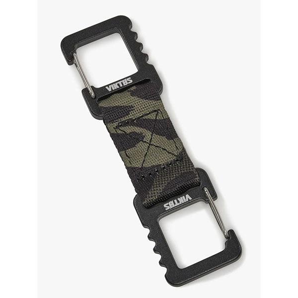 Actual product image Viktos Keychain DOUBLE SPRINGLOCK, black camo
