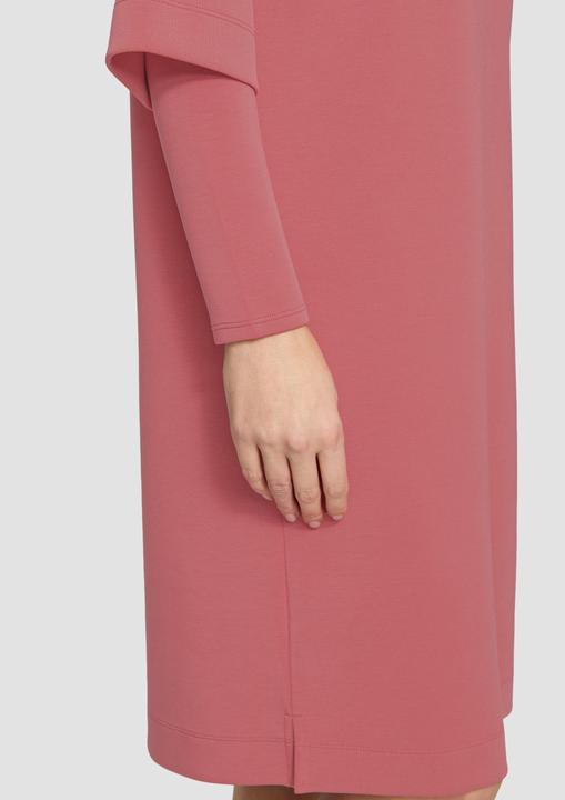 Produktbild S.Oliver Kleid Scuba-Kleid mit Stehkragen und Layering-Detail (48)
