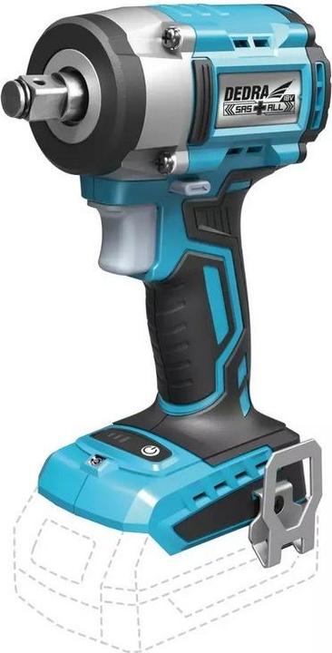 Dedra Compacte borstelloze slagmoersleutel 18V DED7153 350Nm 1/2"