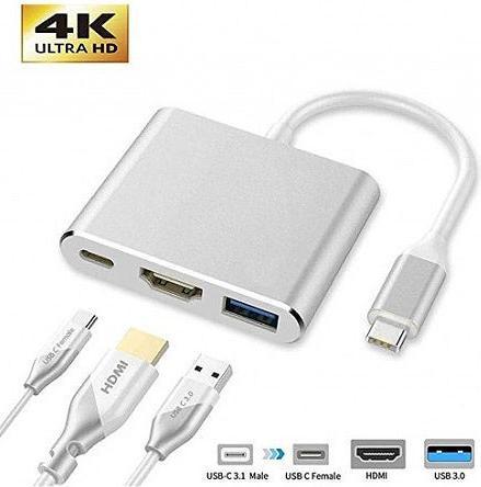 Actual product image NoName USB adapter USB TYPE C TO HDMI 4K USB PD TV TABLET CONVERTER (USB-C)