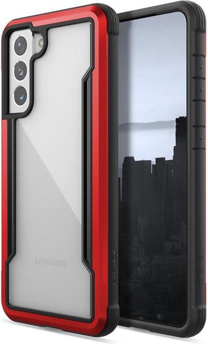 Actual product image Puro DĖKLAS X-Doria Raptic Shield aluminiowe Samsung Galaxy S21 (Antimicrobial protection) (Raudona) (Samsung Galaxy S21+)