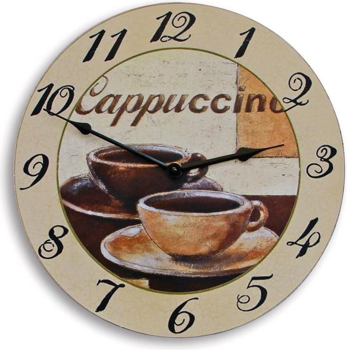Safe Cappuccino Wanduhr (30 cm)