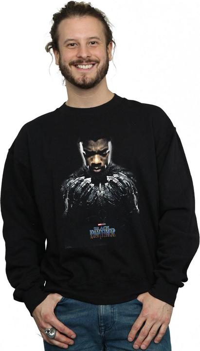 Produktbild Black Panther T'Challa Poster Baumwolle Sweatshirt (XXL)