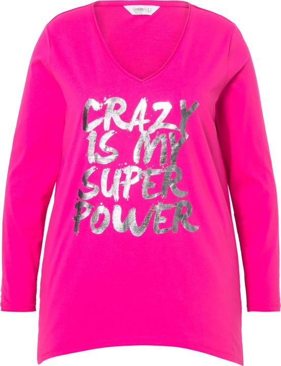 Produktbild Angel of Style T-Shirt, A-Linie, Metallic-Print, Langarm (52)
