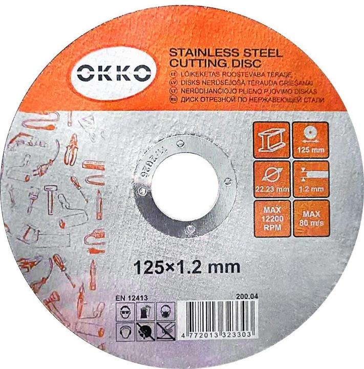 Actual product image CUTTING DISCS 125X1.2 OKKO