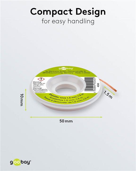 Image du produit Goobay Tresse à dessouder (tresses à dessouder)