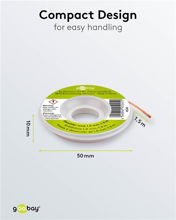 Image du produit Goobay Tresse à dessouder (tresses à dessouder)