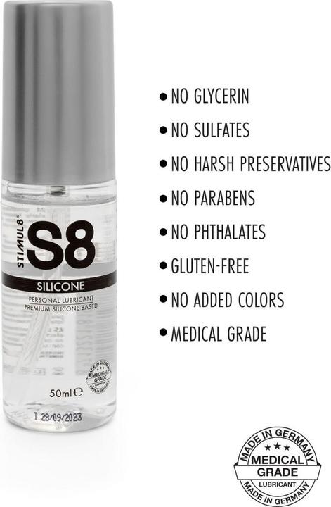 Productafbeelding Stimul8 S8 Premium siliconen glijmiddel 50ml (50 ml)