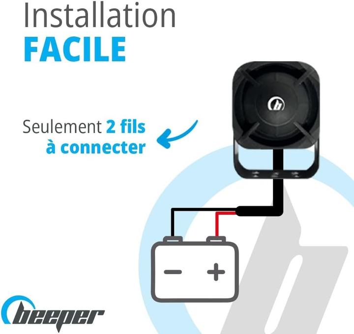 Produktbild Beeper XR5VUL Universal Commercial Vehicle Alarm