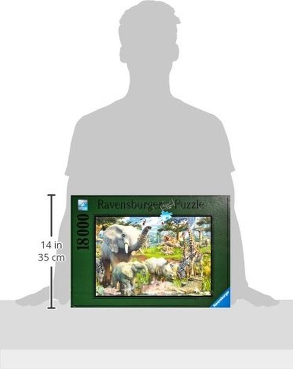 Actual product image Ravensburger At the watering hole (18000 pieces)
