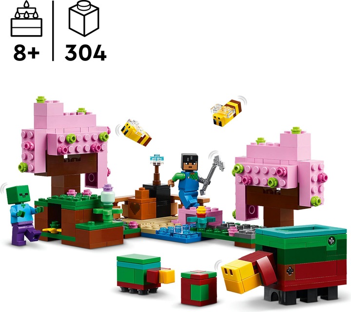 Image du produit LEGO Le jardin des cerisiers en fleurs (21260, LEGO Minecraft)