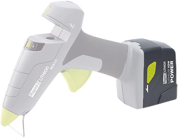 Image du produit Rapid Batterie de rechange pour pistolet à colle thermofusible à batterie BGX 300