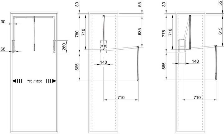 Produktbild Servetto Kleiderlift (1 Stk.)