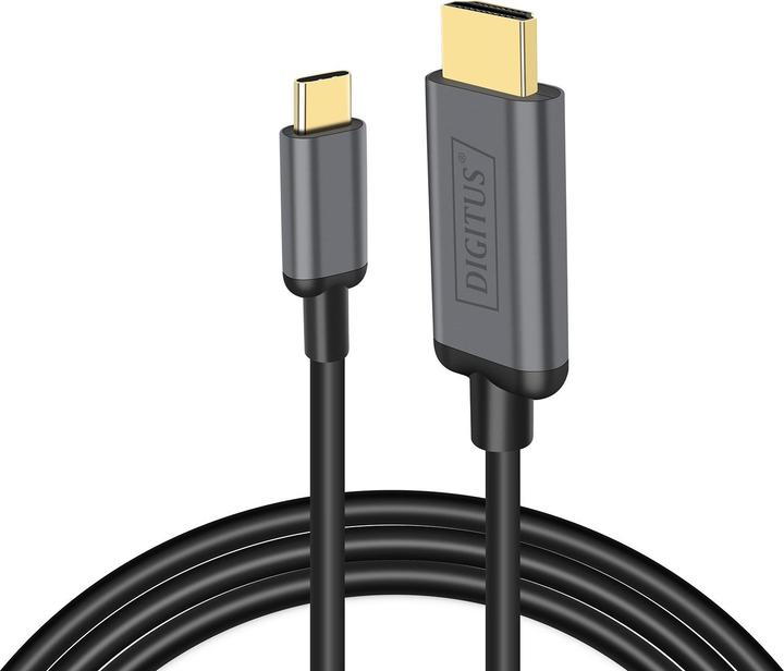 Produktbild Digitus USB Typ C — HDMI (Typ A) (1.80 m, USB Typ C, 1.4b)