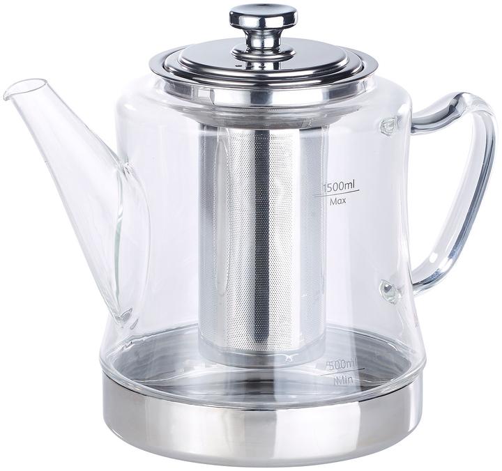 Produktbild Rosenstein & Söhne 2in1-Glas-Teebereiter & Teekanne (1.50 l)