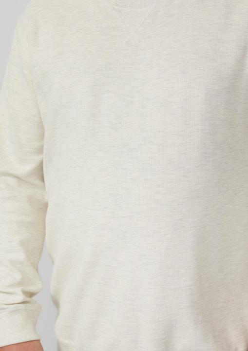 Produktbild s.Oliver Sweatshirt Strukturiertes Sweatshirt mit Rippbündchen (4XL)