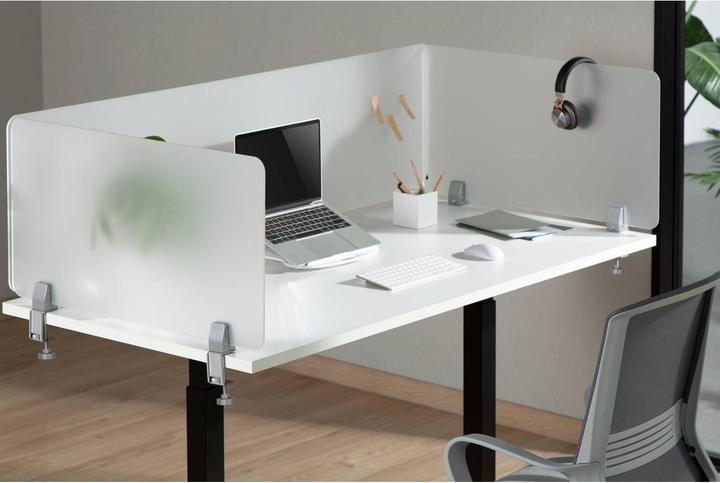 Actual product image Fromm & Starck 3 Schreibtischtrennwände Trennwand Schreibtisch Schichtschutz 150/75 x 40 cm (54 x 5 cm)