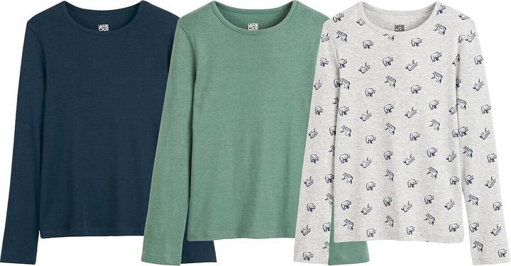 Produktbild La Redoute Collections 3er-Pack Unterziehshirts aus Ripp (128)