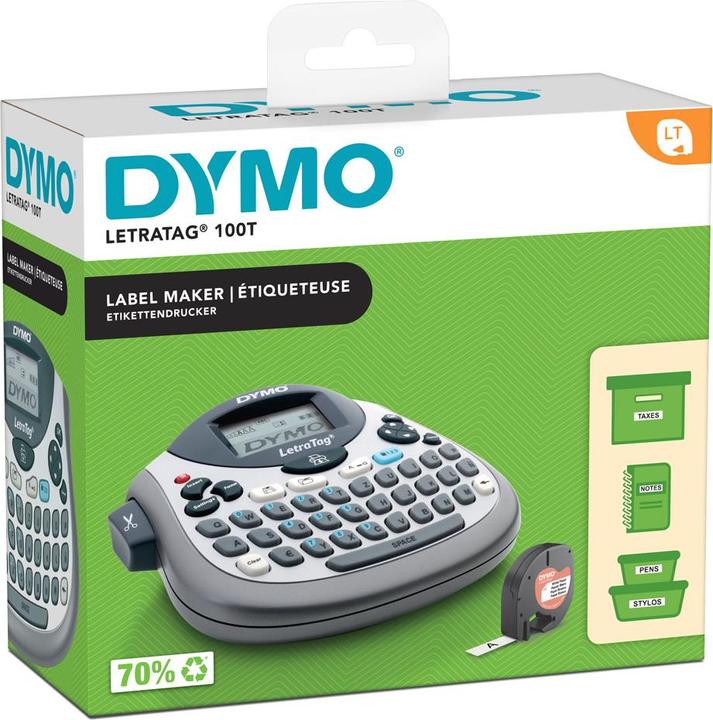 Produktbild Dymo LetraTag LT-100T + Tape label printer Direct thermal DPI QWERTY
