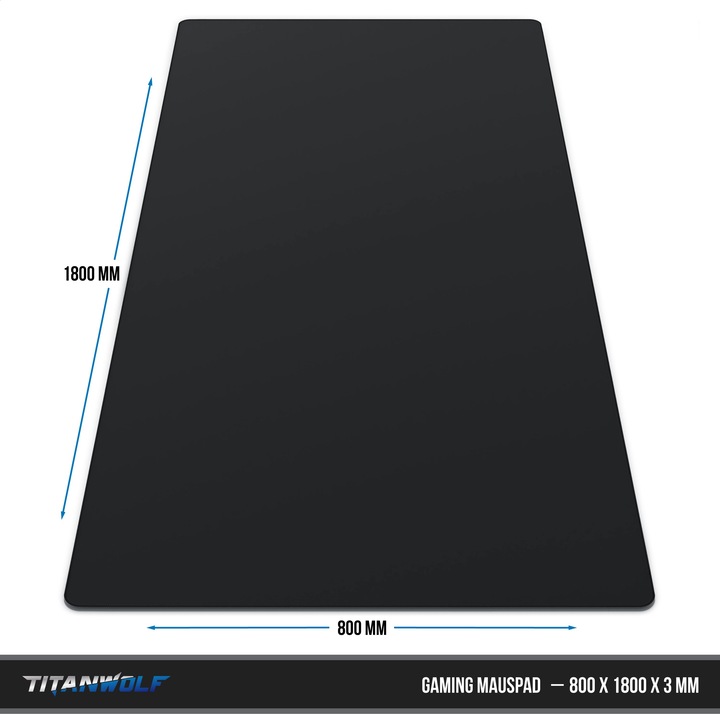 Actual product image Titanwolf Gaming Mauspad (3XL)