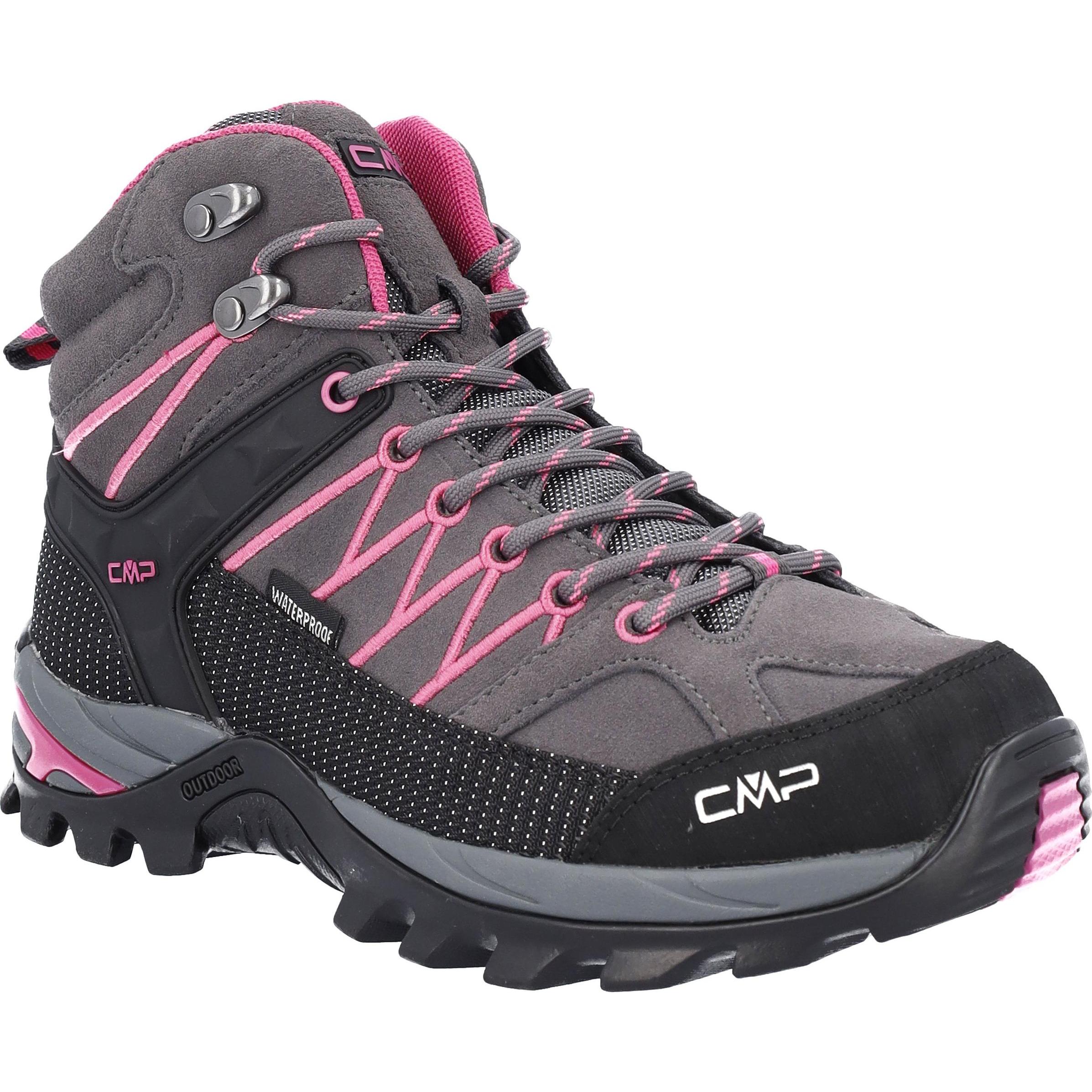 CMP Campagnolo, Damen, Wanderschuhe, Women's Rigel Mid Trekking Shoes Waterproof (39), Grau