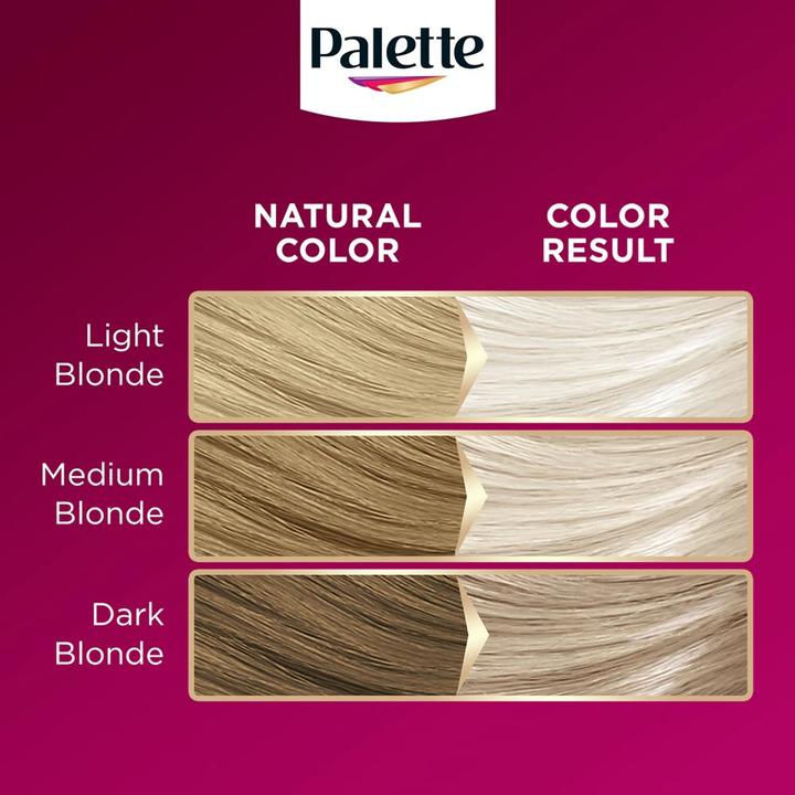 Actual product image Palette Deluxe Oil-Care Permanent Colouring Hair Dye with 11-11ond Ultra Titanium M (11-11 Blond Ultra Titanium)