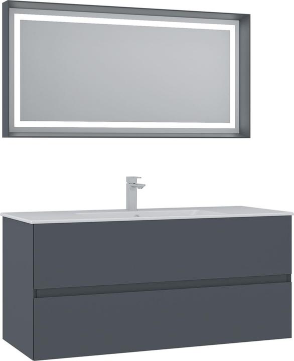Produktbild Homitis Nest 121 v2 Bathroom Cabinet With Sink & Mirror Set (2 Pieces)