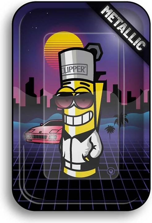 Actual product image Clipper Rolling Tray Clipperman retro wave