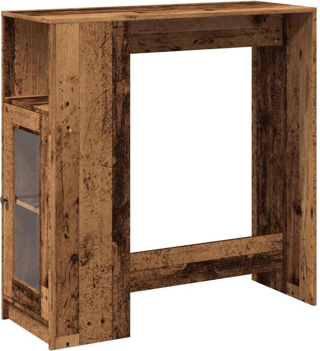 Image du produit VidaXL Table de bar avec étagère -Optique