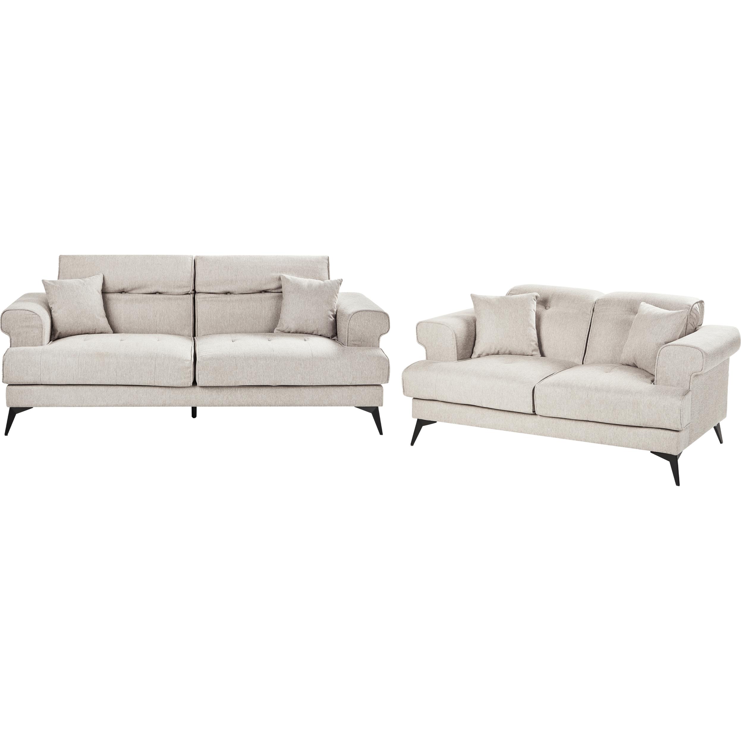 Beliani, Sofa, Skive (3-Sitzer)
