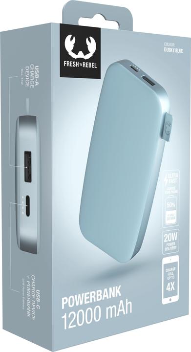 Immagine prodotto Fresh'N Rebel Powerbank (12000 mAh, 20 W, 44400 Wh)