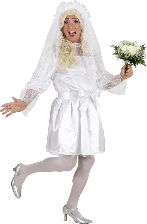 Actual product image Widmann MALE BRIDE (dress, belt, headdress with veil), XL (XL)