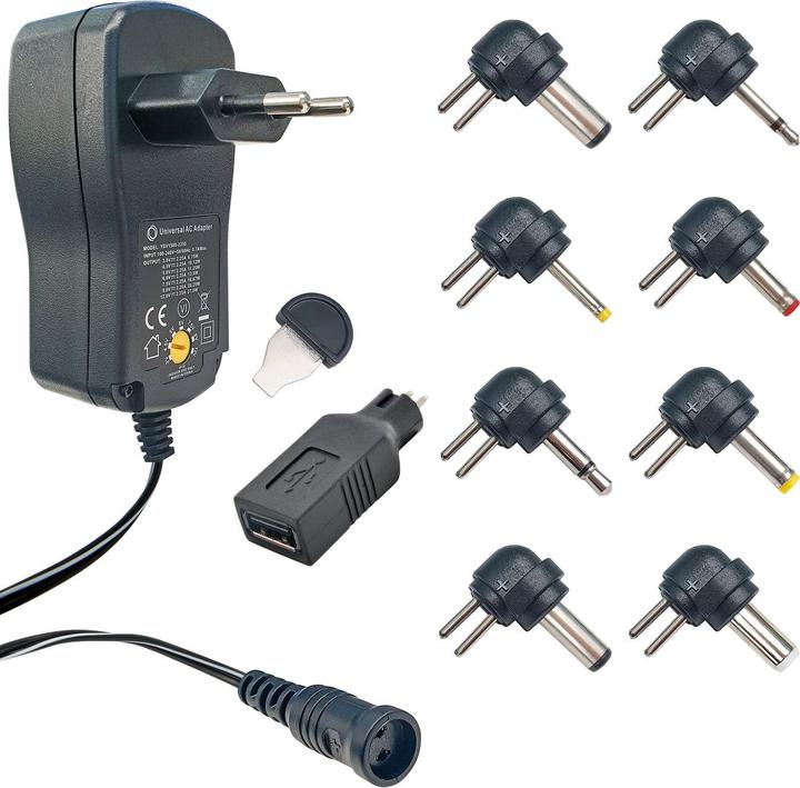 Produktbild Schwaiger Netzteil 2250mA/9 Tips/7 Ausgabespannungen
