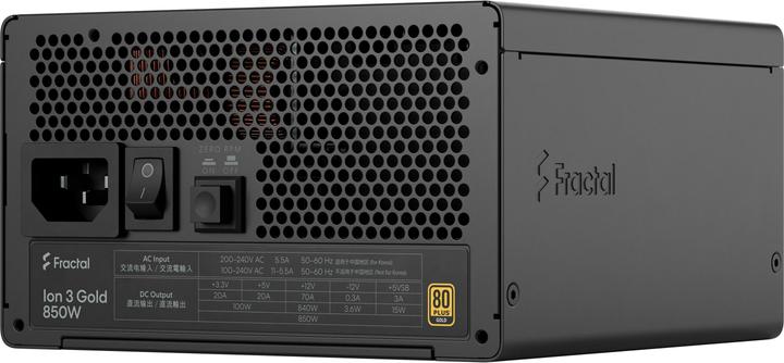Productafbeelding Fractal ION Gold 850W (schwarz, 850 Watt) (850 W)