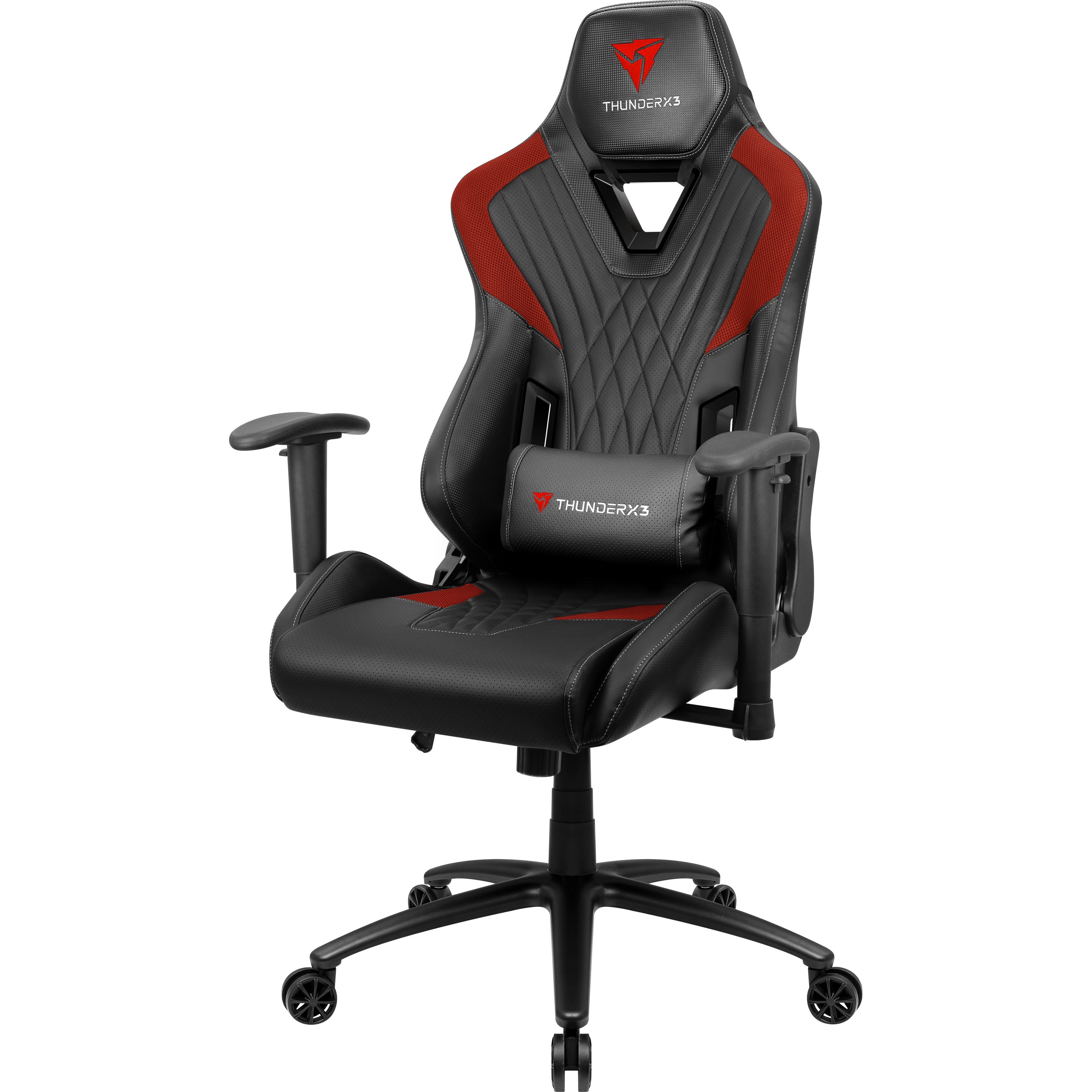 Thumbnail - Thunder X3 Fauteuil compatible DC3 Air (Noir/Rouge), Gaming Stuhl, Schwarz, Rot