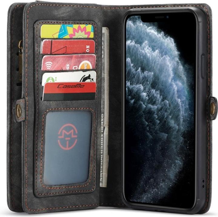 Produktbild Caseme Apple iPhone 11 Pro Max Echtleder Portemonnaie Karten Hülle (Apple iPhone 11 Pro Max)