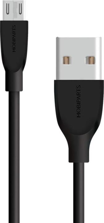 Productafbeelding Mobiparts Micro USB to USB Cable 2A 2m Black (2 m, USB 2.0)