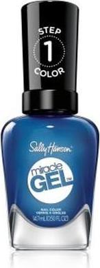Sally Hansen Miracle Gel Nagellack - 646 Blues Cruise, 15 Ml (646 Blues Cruise, Gel-Effekt Nagellack)
