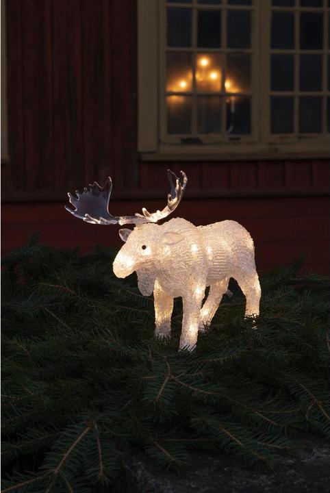 Produktbild Konstsmide LED-Figur Acryl Elch, 21 cm, Klar