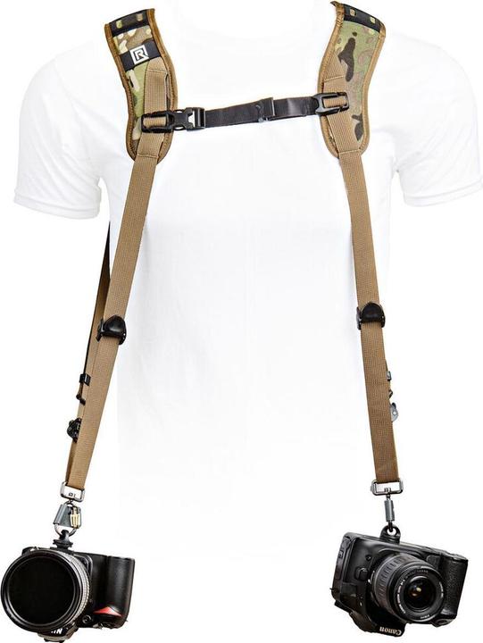 Actual product image Blackrapid Double Camera Harness - Multi Terrain Camo (Shoulder strap)