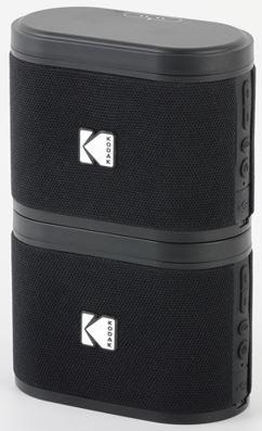 Produktbild Kodak SoundBrix Wireless Stack Speaker (Bass Black), 2PCS