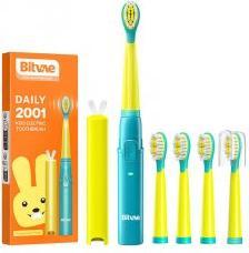 Produktbild Bitvae Sonic toothbrush with head set BV 2001 (blue/yellow) (Schallzahnbürste)