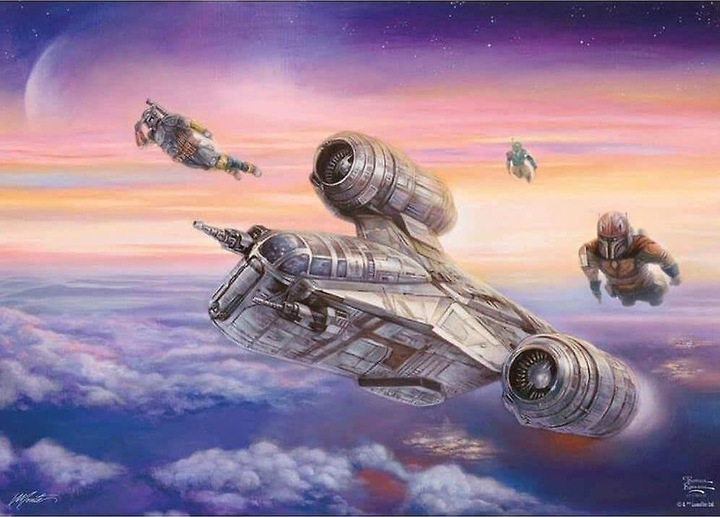 Produktbild Schmidt Spiele The Mandalorian The Escort (1000 Teile)