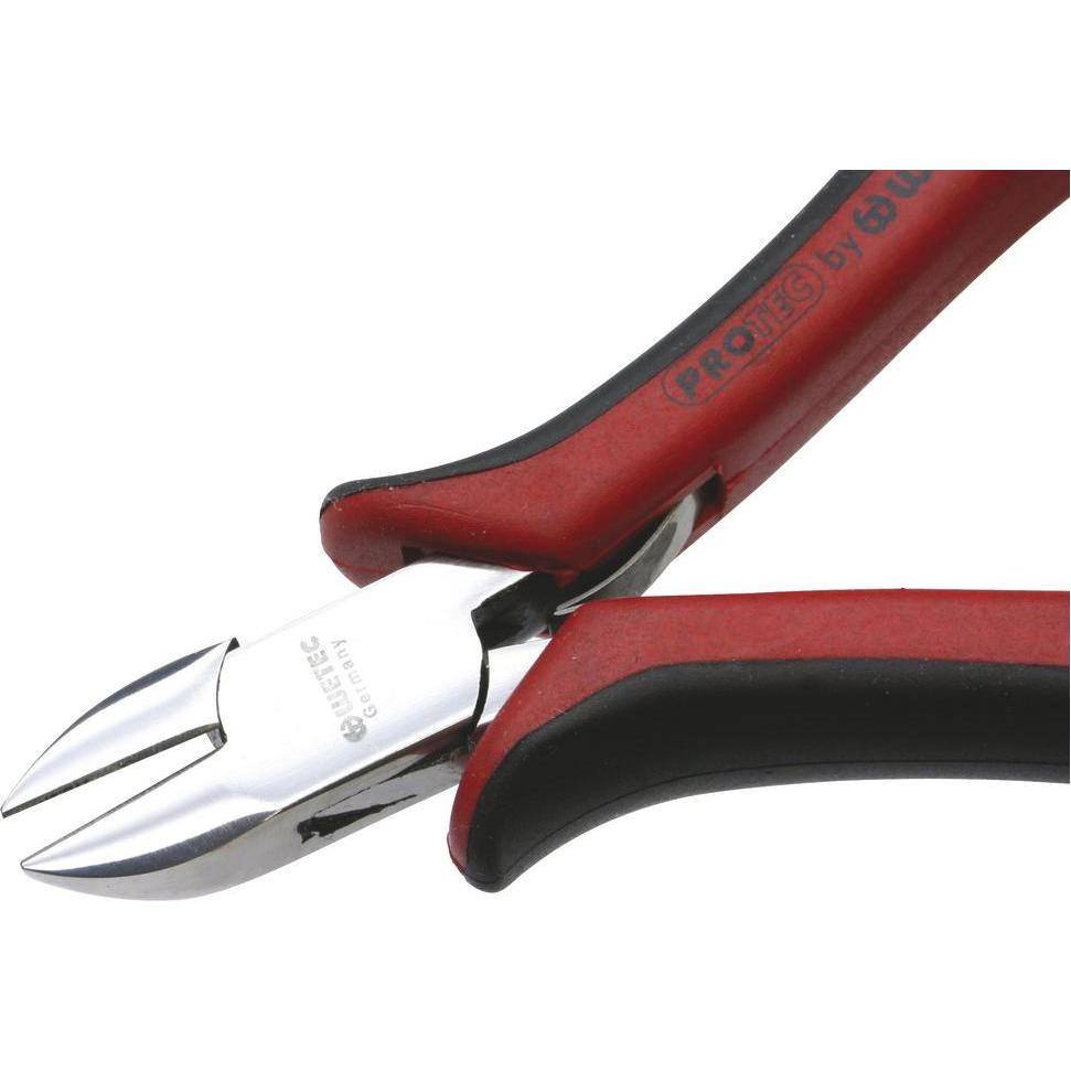 Wetec, Bolzenschneider + Seitenschneider, Seitenschneider, ovaler Kopf, Typ mit kleiner Wate (120 mm)