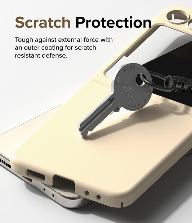 Produktbild Ringke Case for Galaxy Z Flip 5 SLIM VANILLA (Samsung Galaxy Z Flip5)