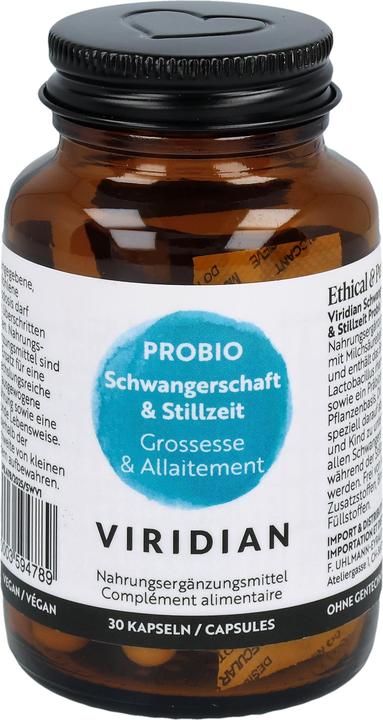 Image du produit Viridian Schwangerschaft & Stillzeit Probio Kapseln Dose 30 Stk (30 pièce(s), Capsules)