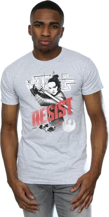 Image du produit Star Wars - T-shirt THE LAST JEDI REY RESIST - Homme (3XL)