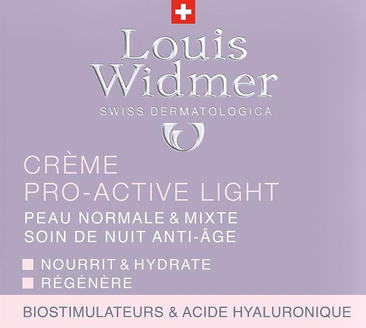 Actual product image Louis Widmer Cream Pro-Active Light perfumed (50 ml)