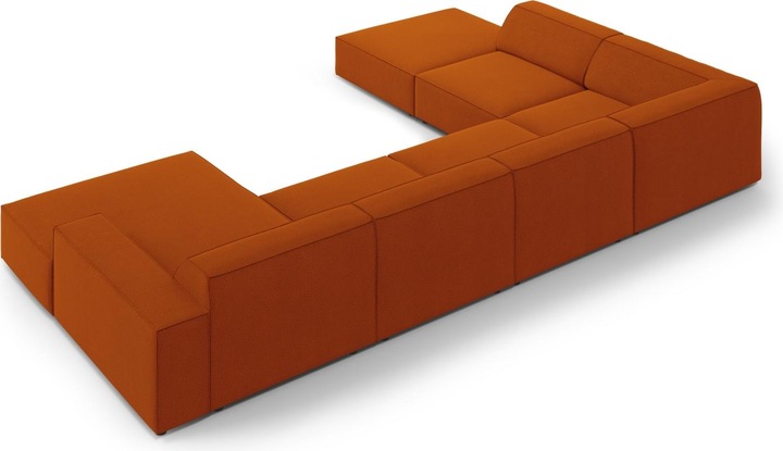 Actual product image Micadoni Panoramic Left Corner Sofa, "Jodie", 7 Seats, 364x262x70Made in Europe (Sofa landscape)