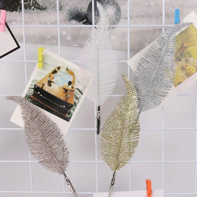 Immagine prodotto MU Classic Piume per decorazioni natalizie della serie Caspar (6 x)